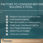 7 FACTORS TO CONSIDER BEFORE BUILDING A POOL